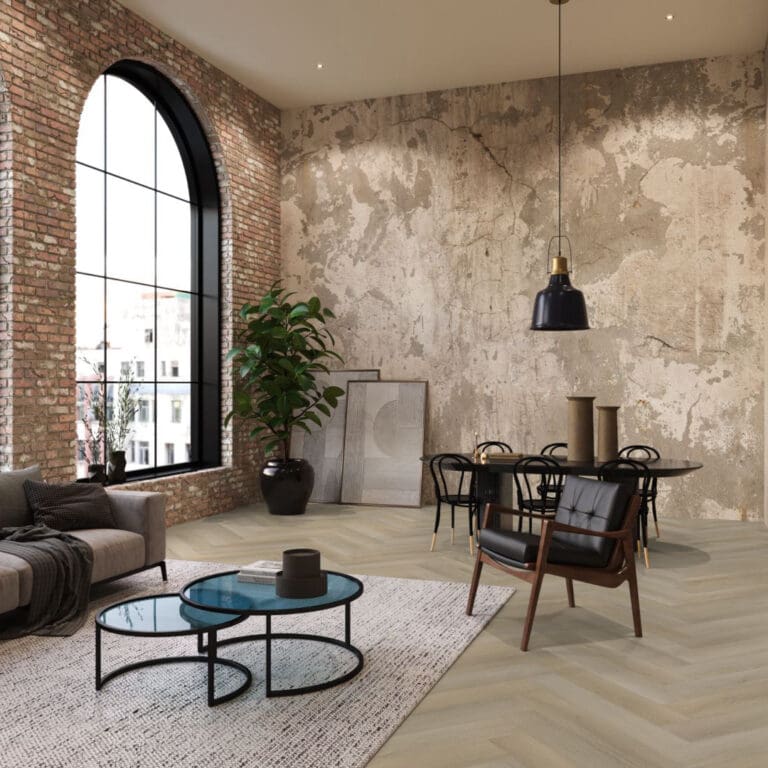 YUP Mayfair herringbone click SRC light oak