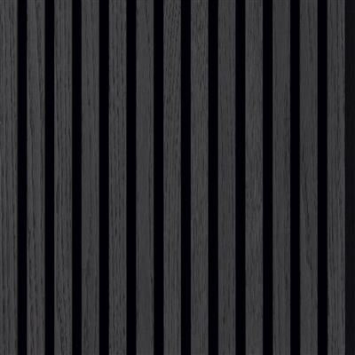 Silentlines lattenwand zwart eiken