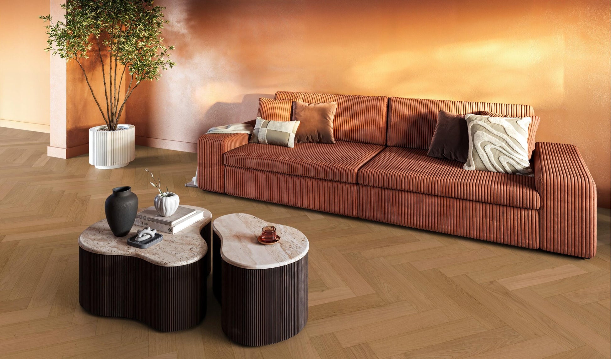 Van Nuys Visgraat Select Naturel 4801