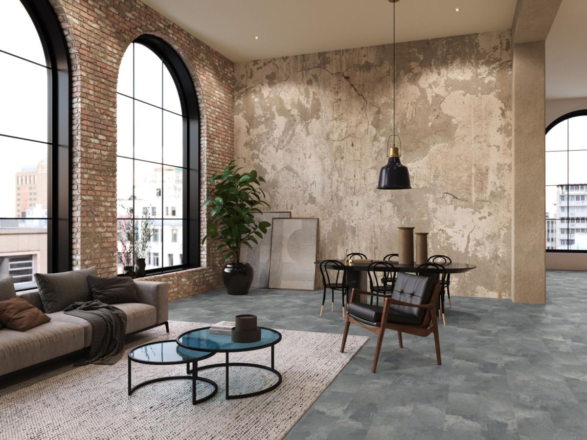 Madison Square Aqua middengrijs 6405