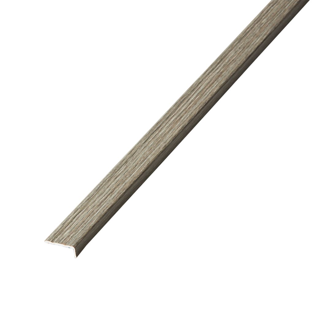 Co-pro hoekprofiel zelfklevend 10mm donker grijs