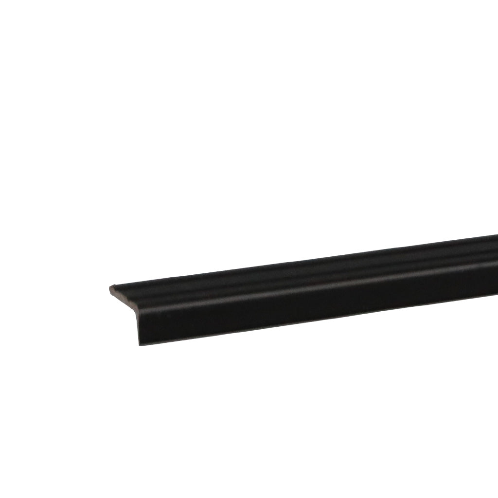 Co-pro hoekprofiel zelfklevend 10mm antraciet/zwart