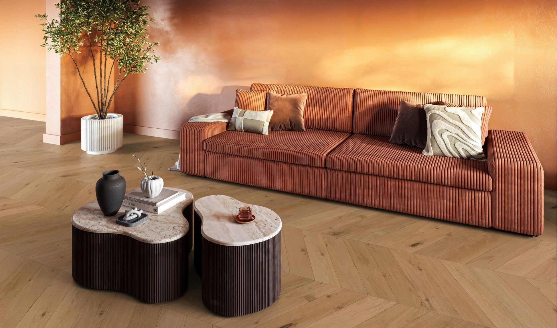 Silver Lake Hongaarse Punt Rustiek Naturel 7502