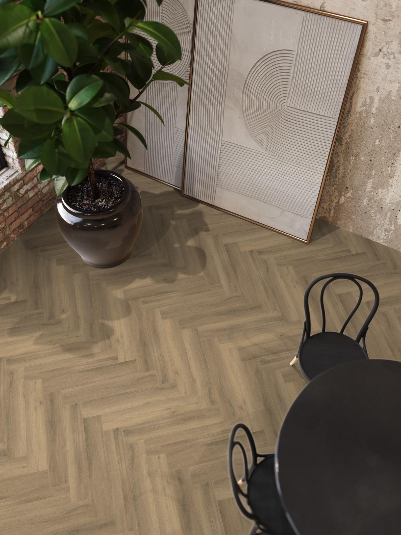 YUP Paddington Herringbone Click SRC Natural