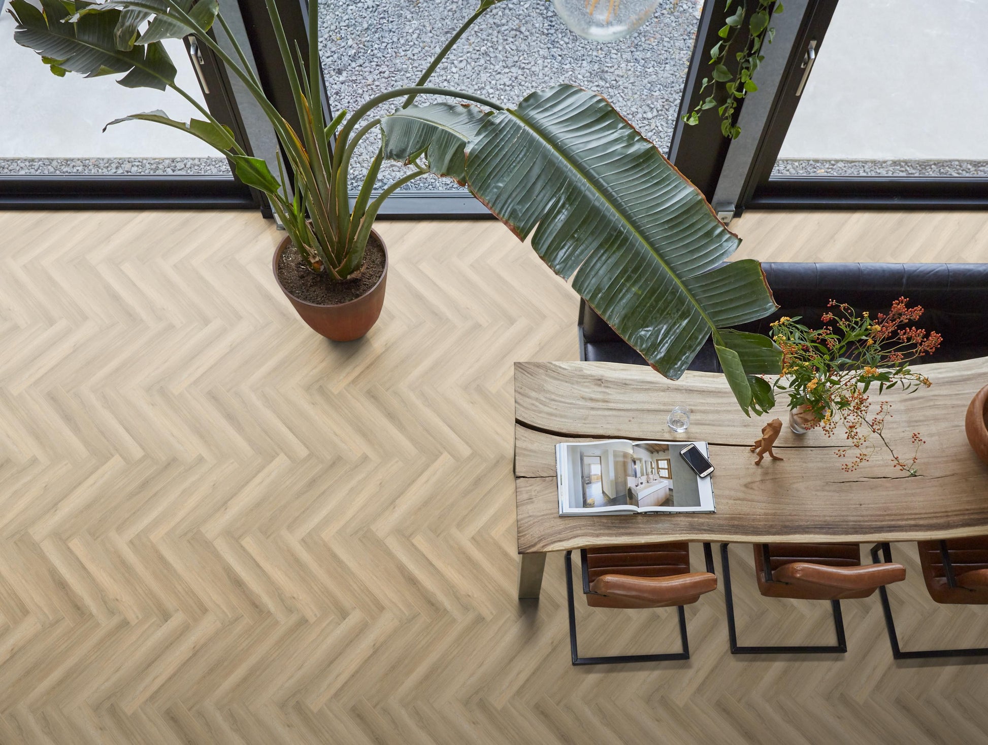 YUP Paddington Herringbone Click SRC Beige