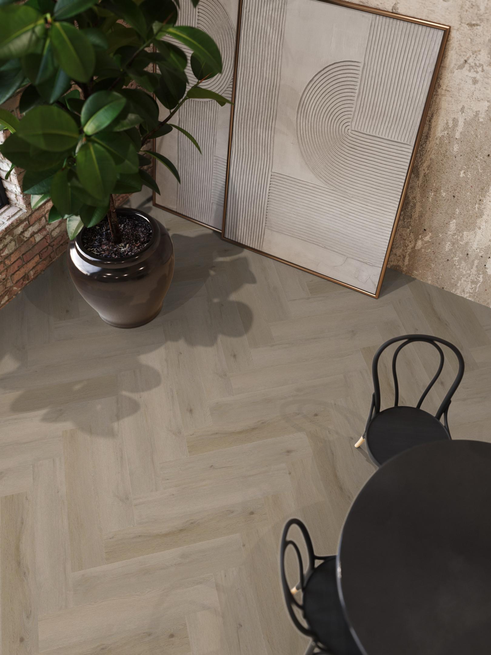 YUP Leyton Herringbone Click SRC Light Oak