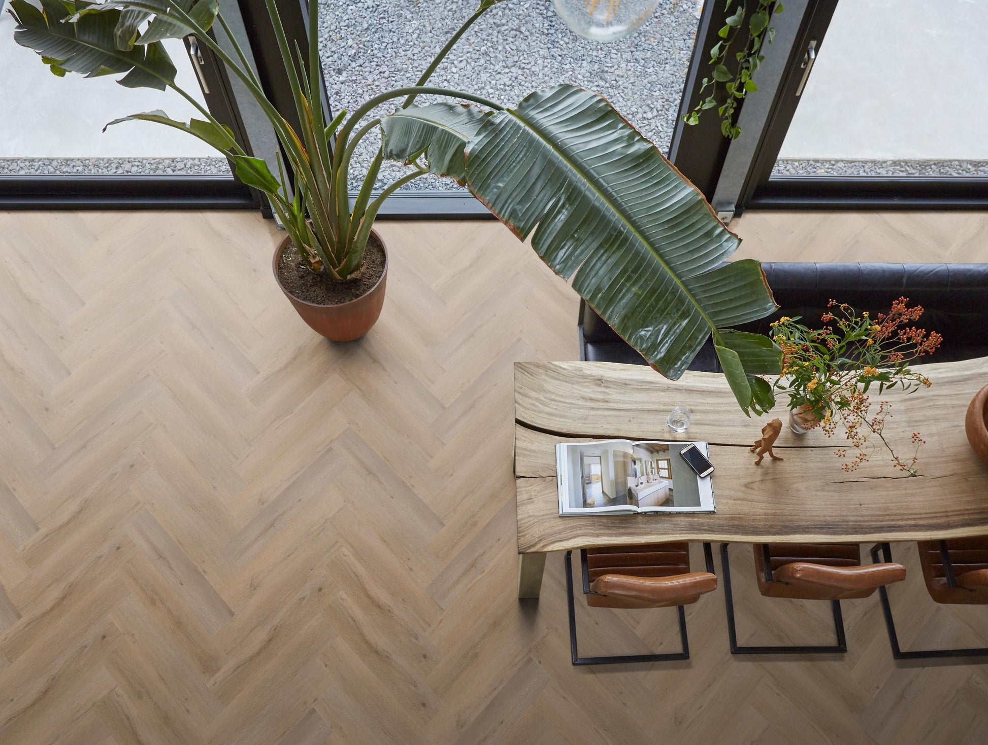 YUP Leyton Herringbone Click SRC Smoky