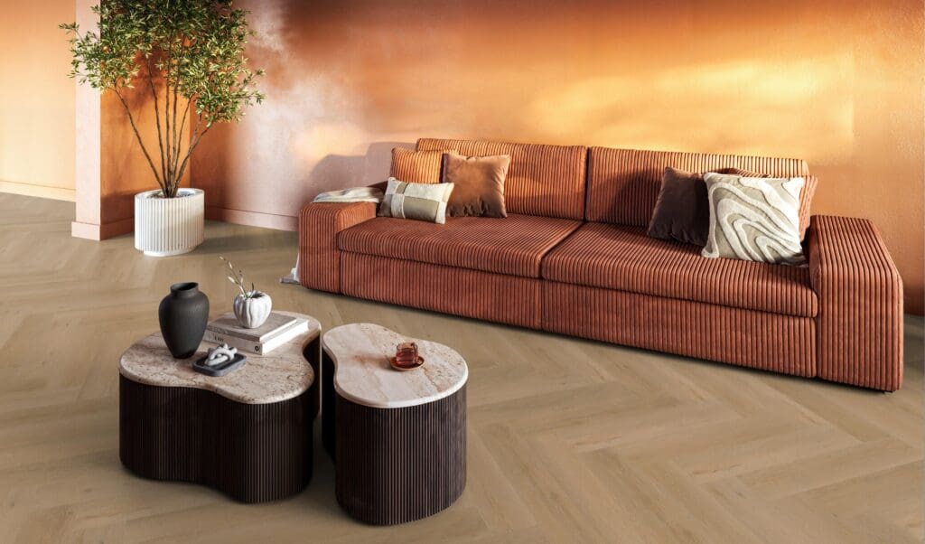 YUP Leyton herringbone click SRC warm oak