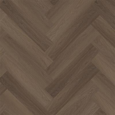 YUP Fulham herringbone dryback brown