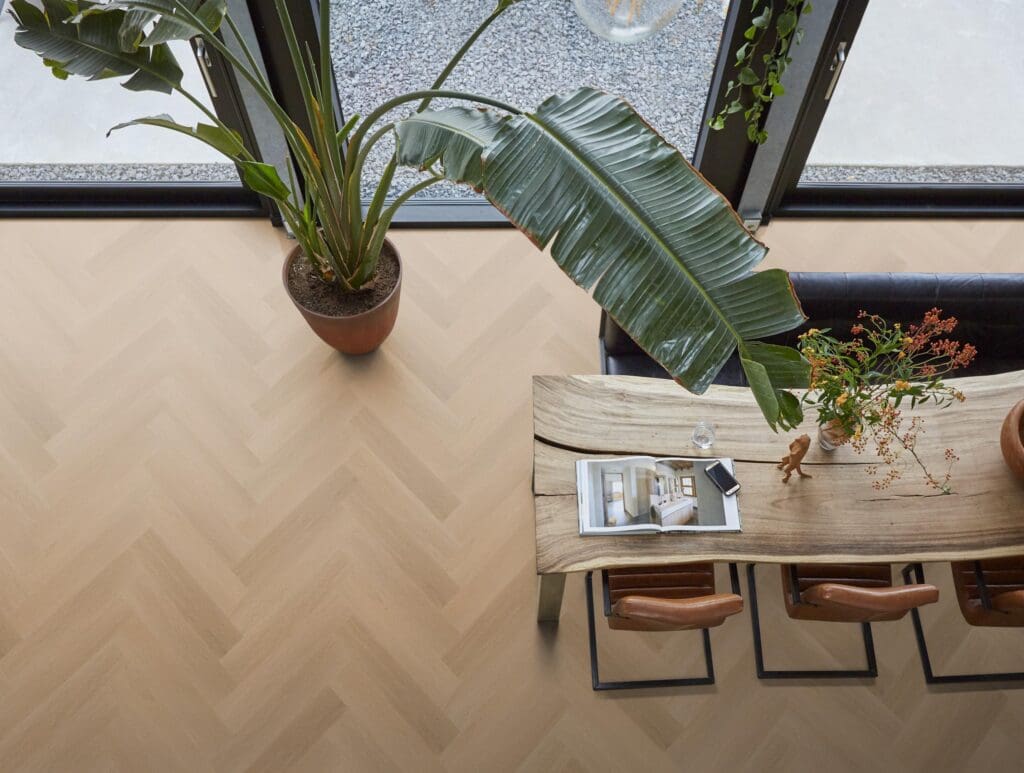 YUP Fulham herringbone click SRC dark oak