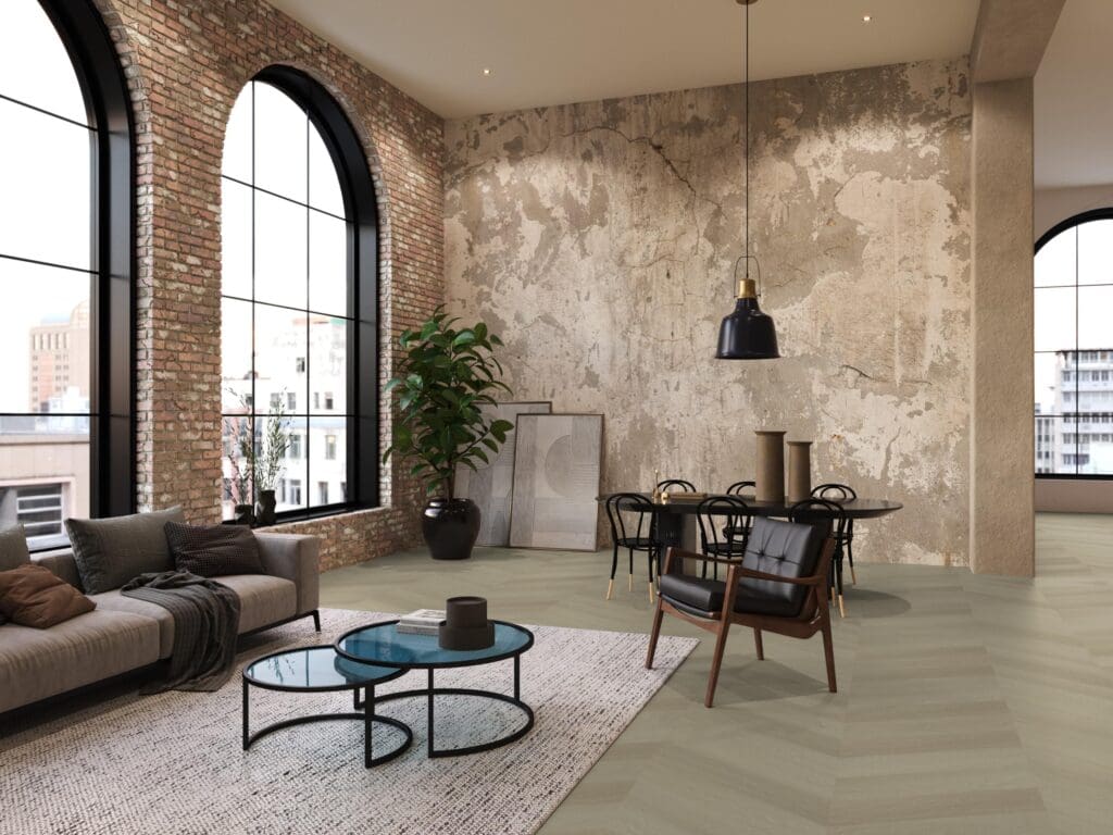 YUP Fulham chevron dryback smoky