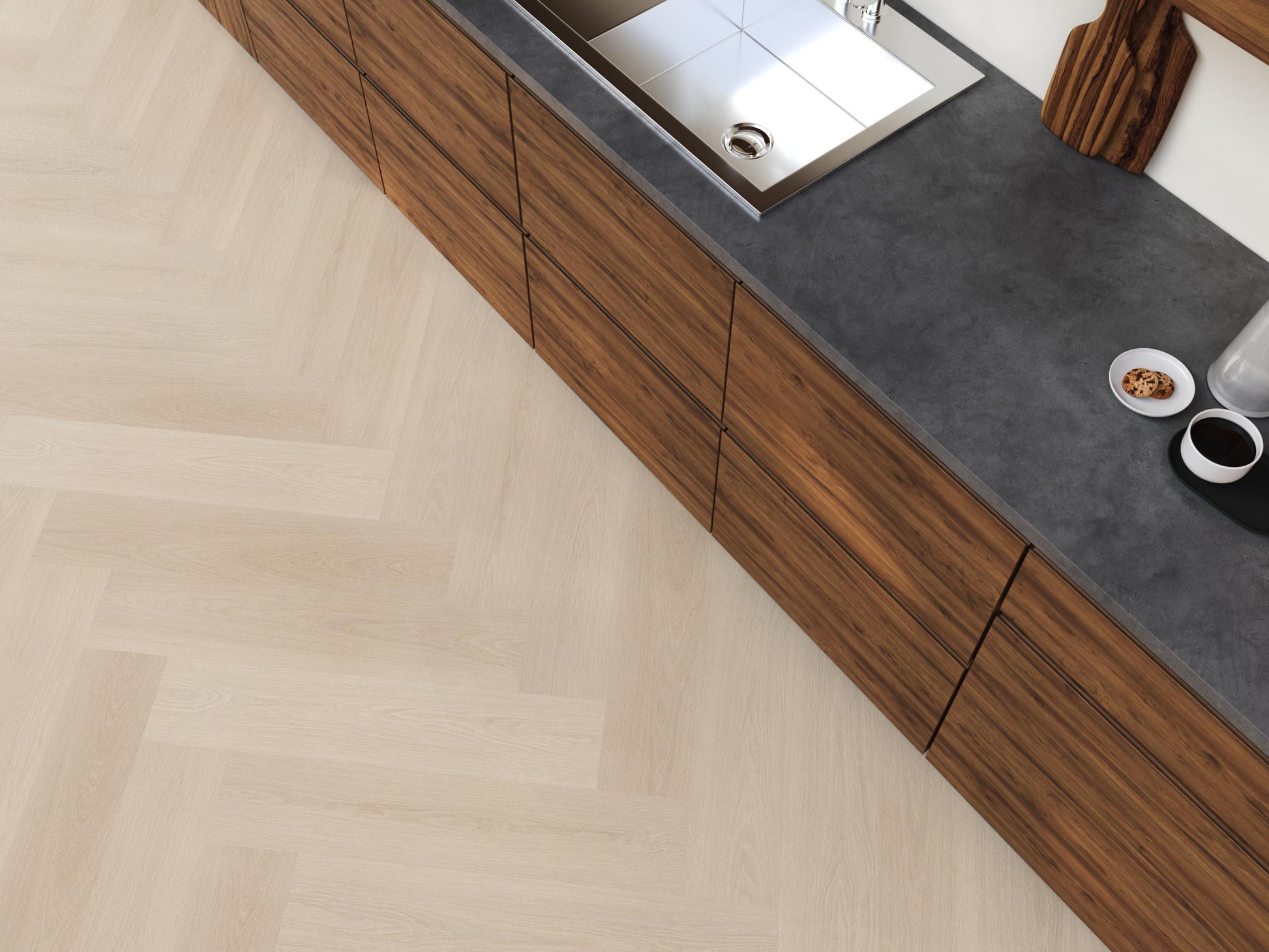YUP XL Brentford Herringbone Dryback Beige