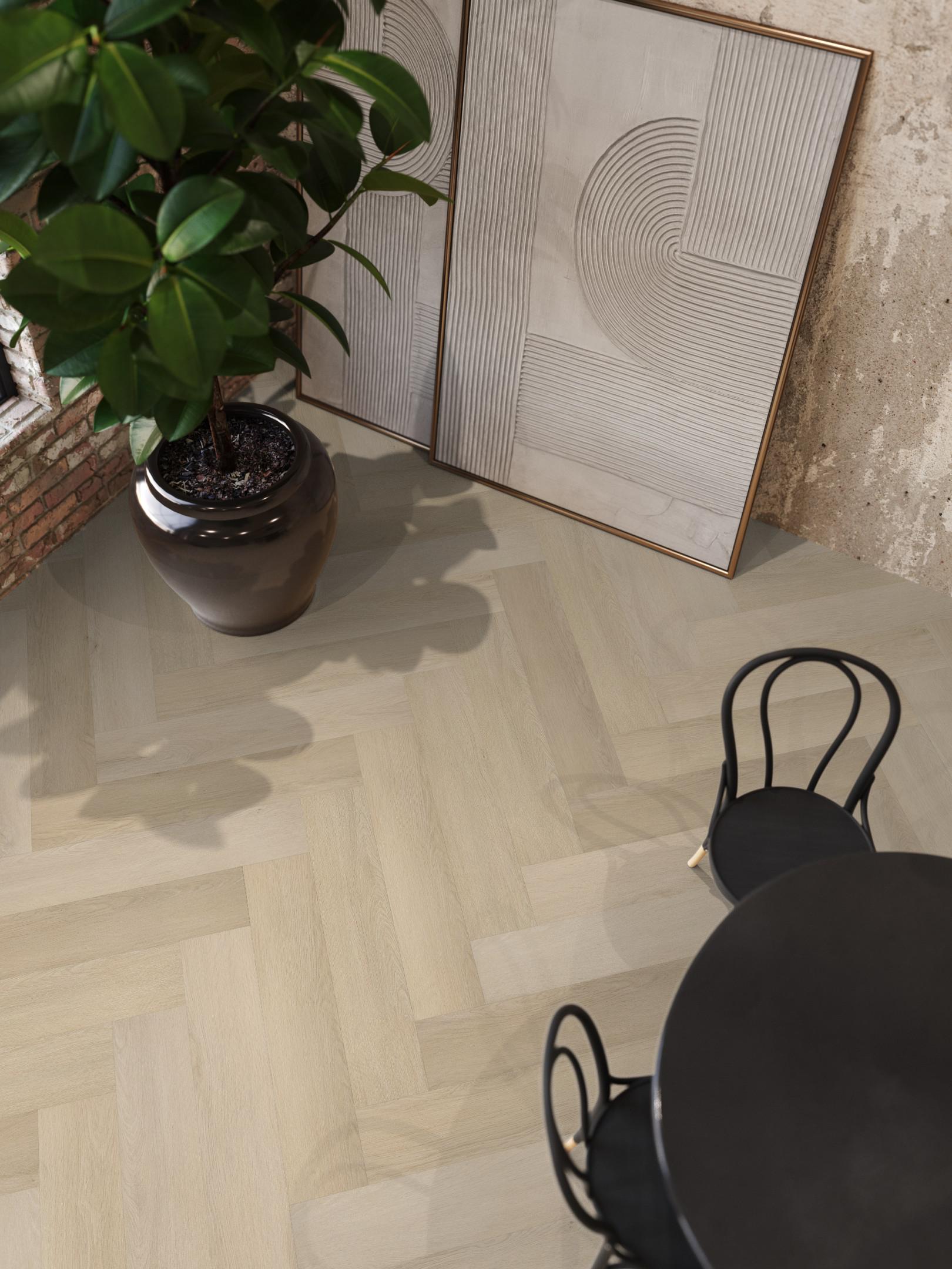 YUP XL Mayfair Herringbone Dryback Natural