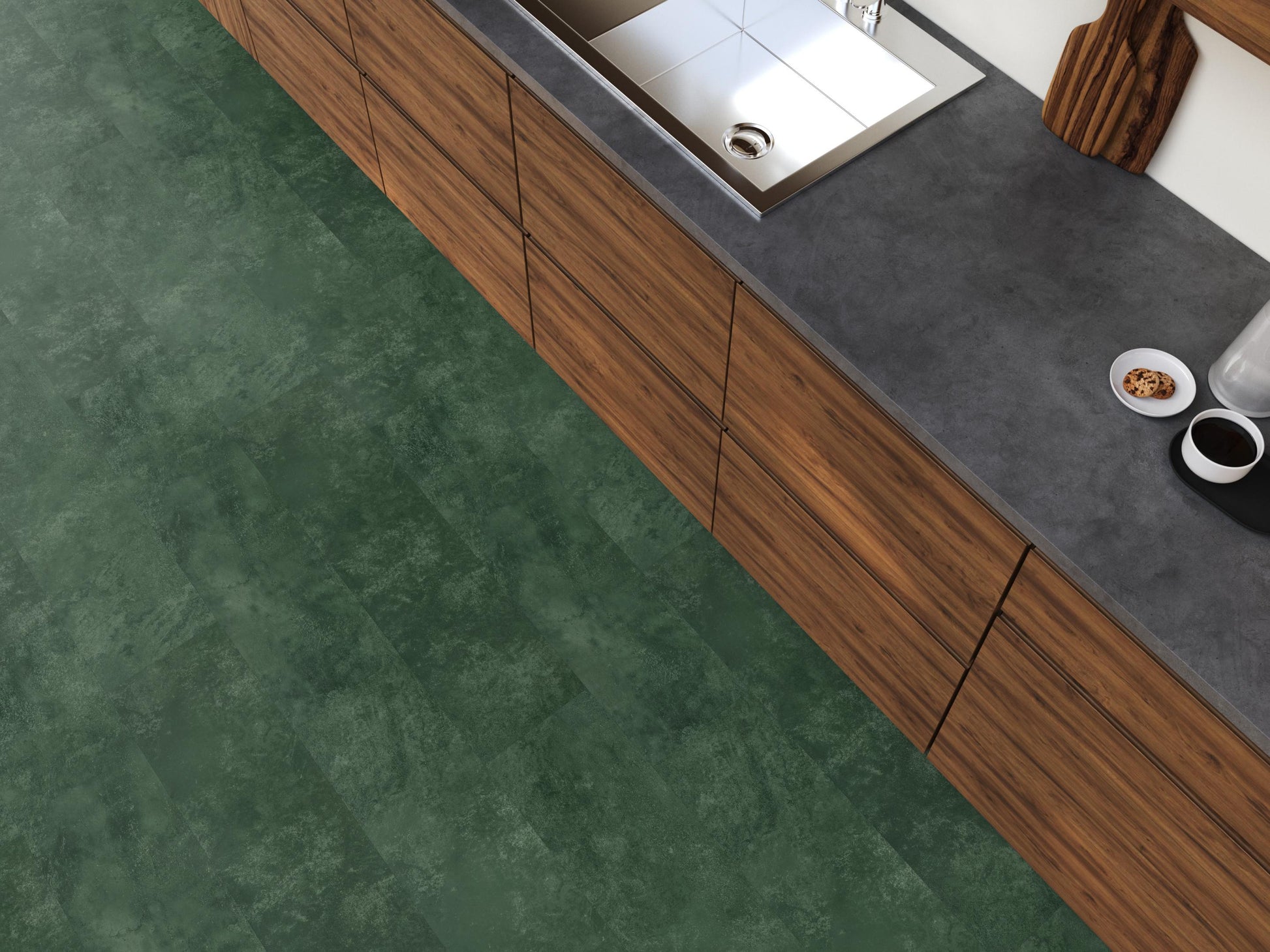 Finsbury Dryback Dark Green
