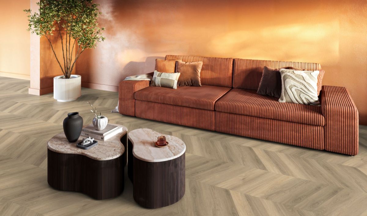 YUP Chevron dryback beige