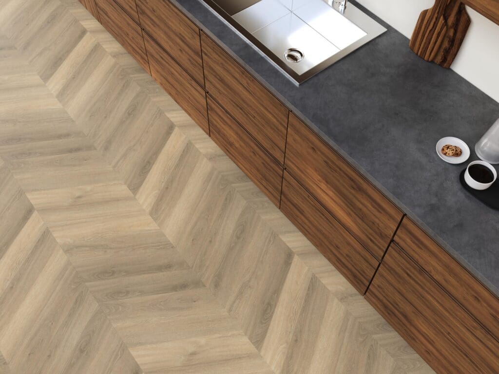 YUP Paddington Chevron dryback beige