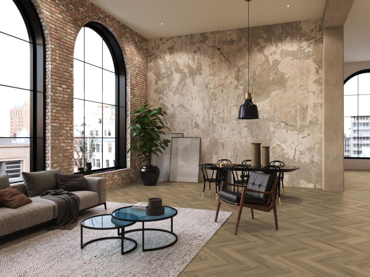 YUP Herringbone dryback natural