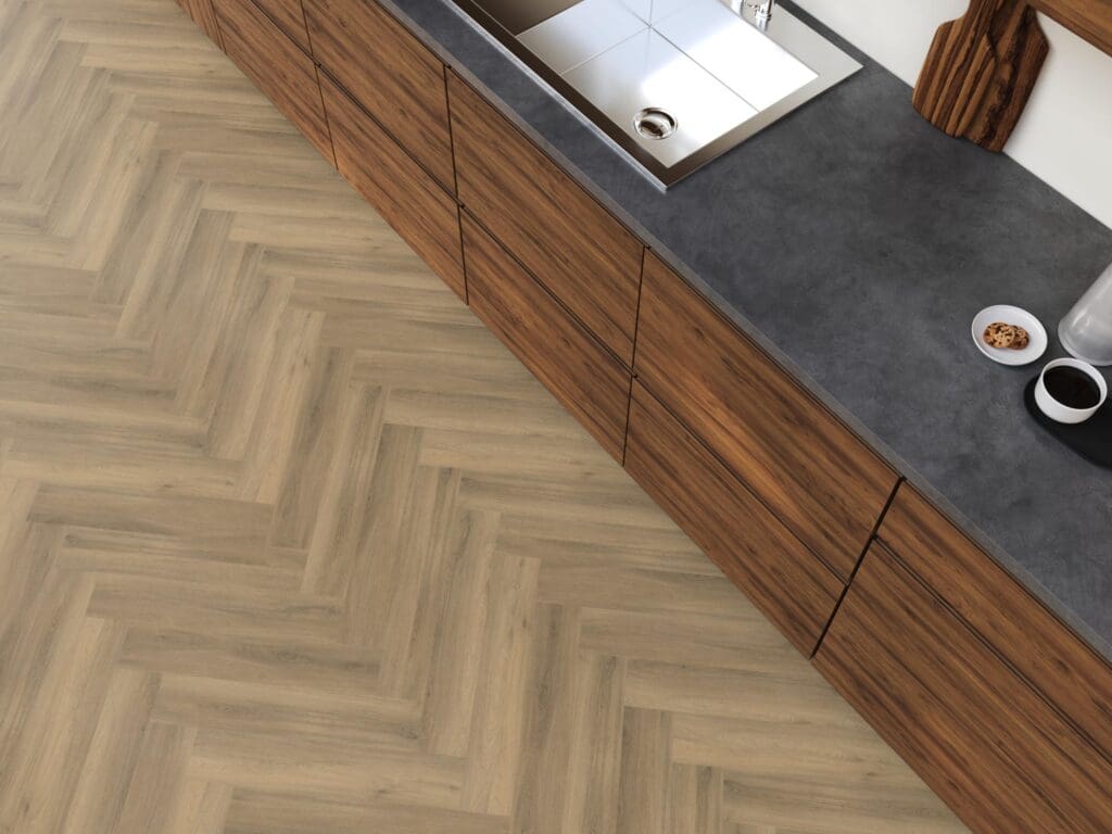 YUP Paddington Herringbone dryback natural