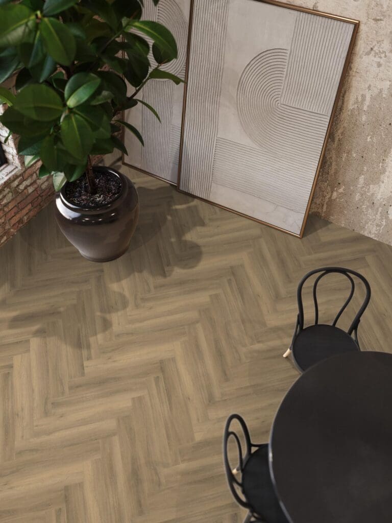 YUP Paddington Herringbone dryback natural
