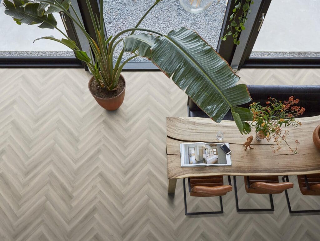 YUP Paddington Herringbone dryback grey