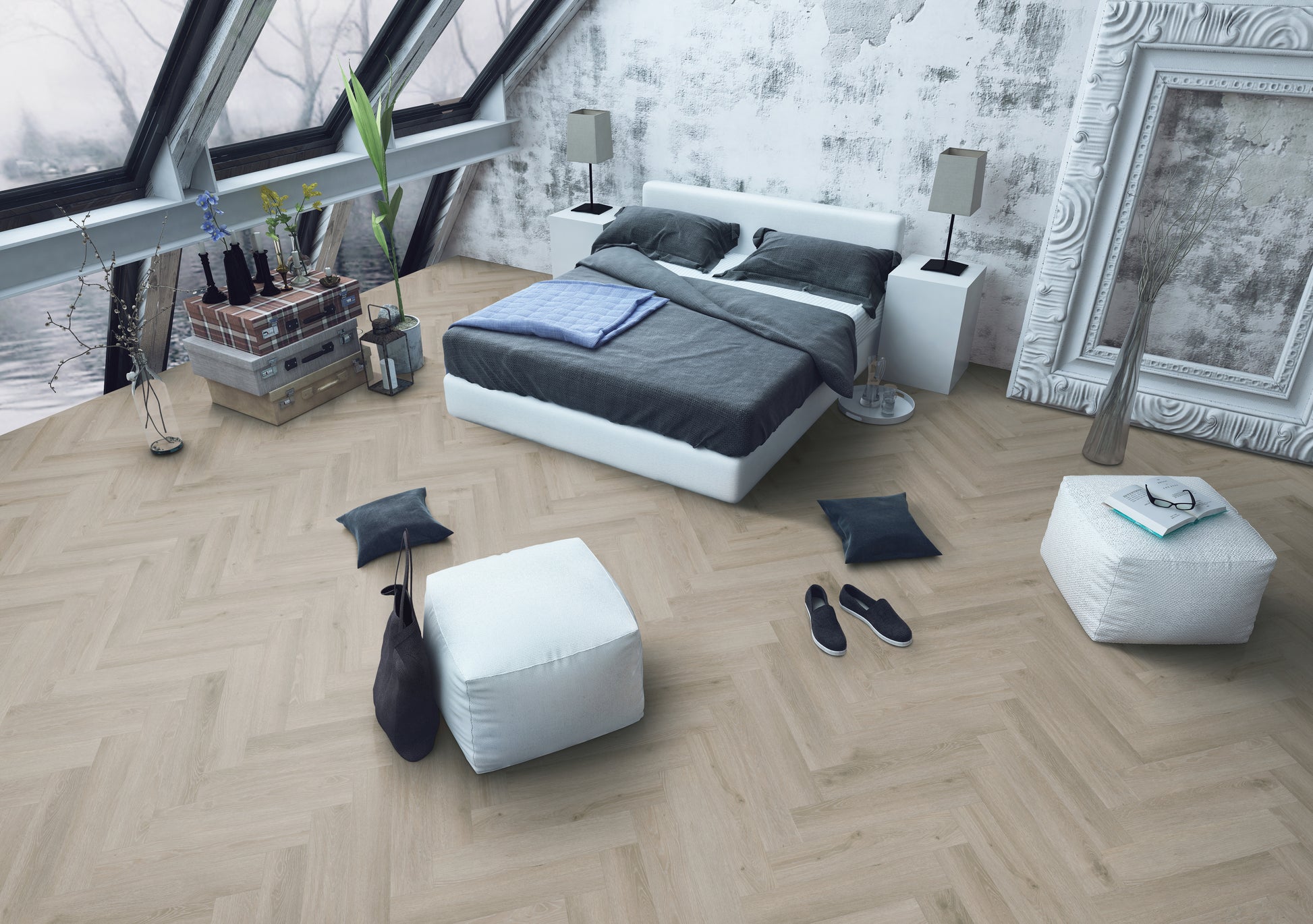 Belakos Rustico visgraat kleur 40