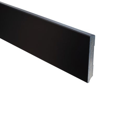 Floer MDF plint - Zwart voorgelakt 90 x 12 mm