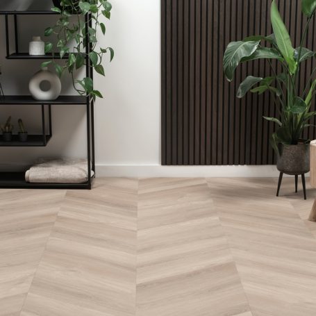 Floer Hongaarse Punt PVC - Onbehandeld Eiken