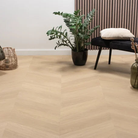 Floer Hongaarse Punt PVC - Natuur Eiken