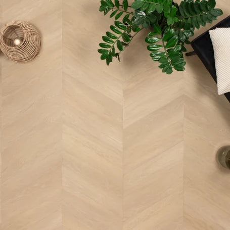 Floer Hongaarse Punt PVC - Natuur Eiken