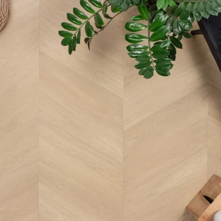 Floer Hongaarse Punt PVC - Natuur Eiken