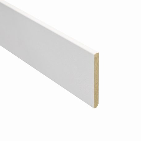 Floer MDF plint - Wit Voorgelakt 120 x 12 mm RAL 9010