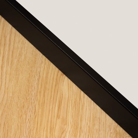 Floer MDF plint - Zwart Voorgelakt 70 x 15 mm