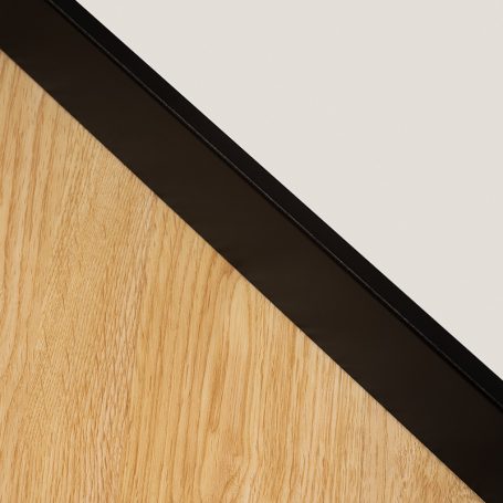 Floer MDF plint - Zwart voorgelakt 90 x 12 mm