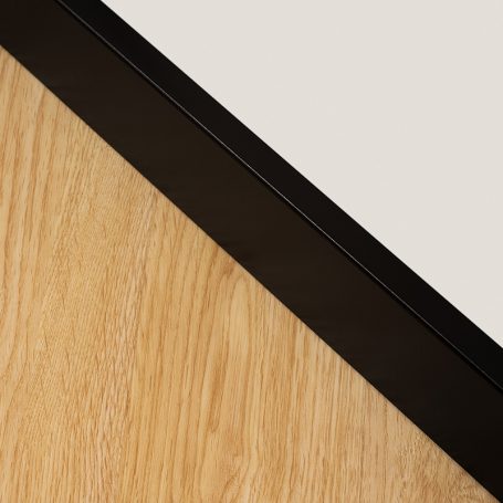 Floer MDF plint - Zwart Voorgelakt 90 x 18 mm
