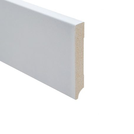 Floer MDF plint - Wit Gegrond 120 x 18 mm