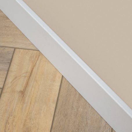 Floer MDF plint - Wit Gegrond 90 x 12 mm