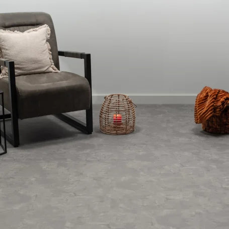 Floer Tegel Click PVC - Betonlook Grijs
