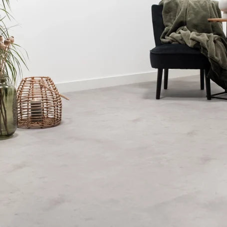 Floer Tegel PVC - Betonlook Lichtgrijs