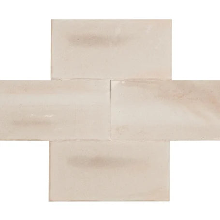 Floer Terracotta Beige Tegel - Visgraat Machinaal