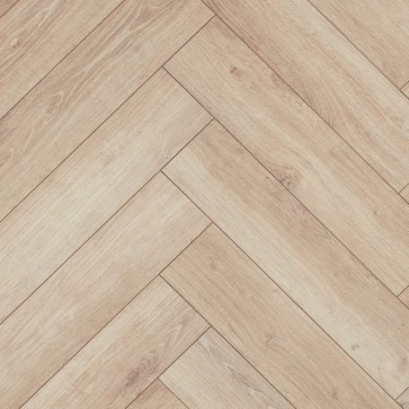 Floer Visgraat Laminaat - Mat Wit Eiken (Uitlopend)