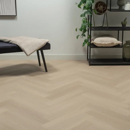 Floer Visgraat PVC - Beige Eiken