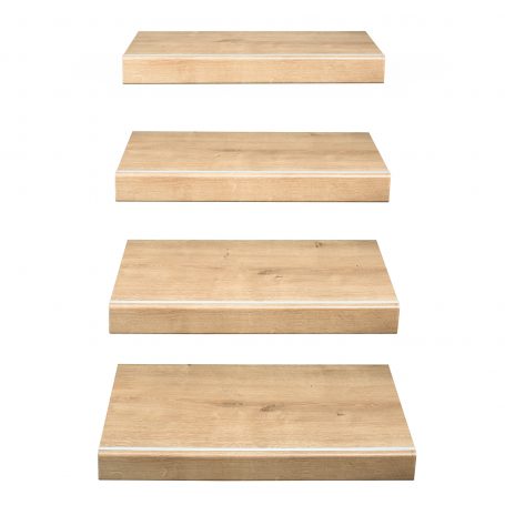 Trap Overzettrede - Onbehandelde Eik 145 cm