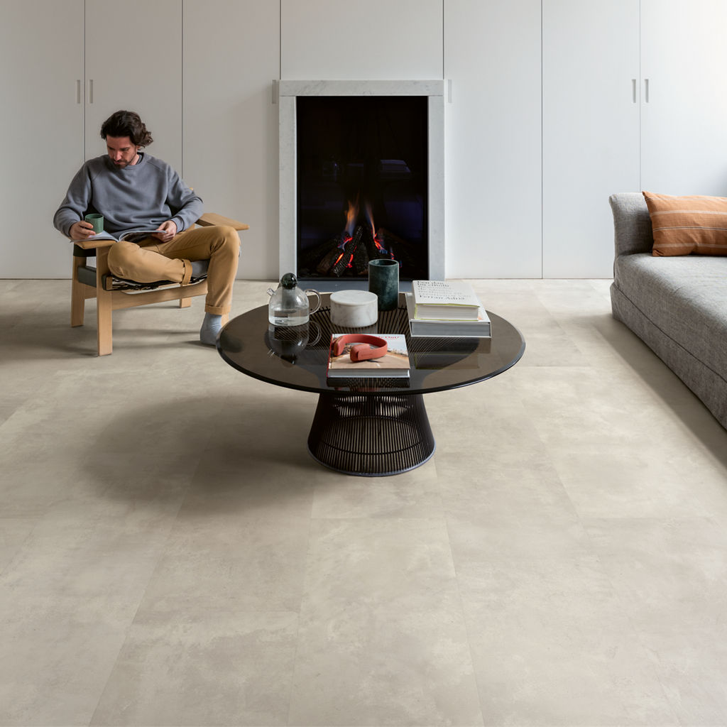 Gevlekt beton Muse