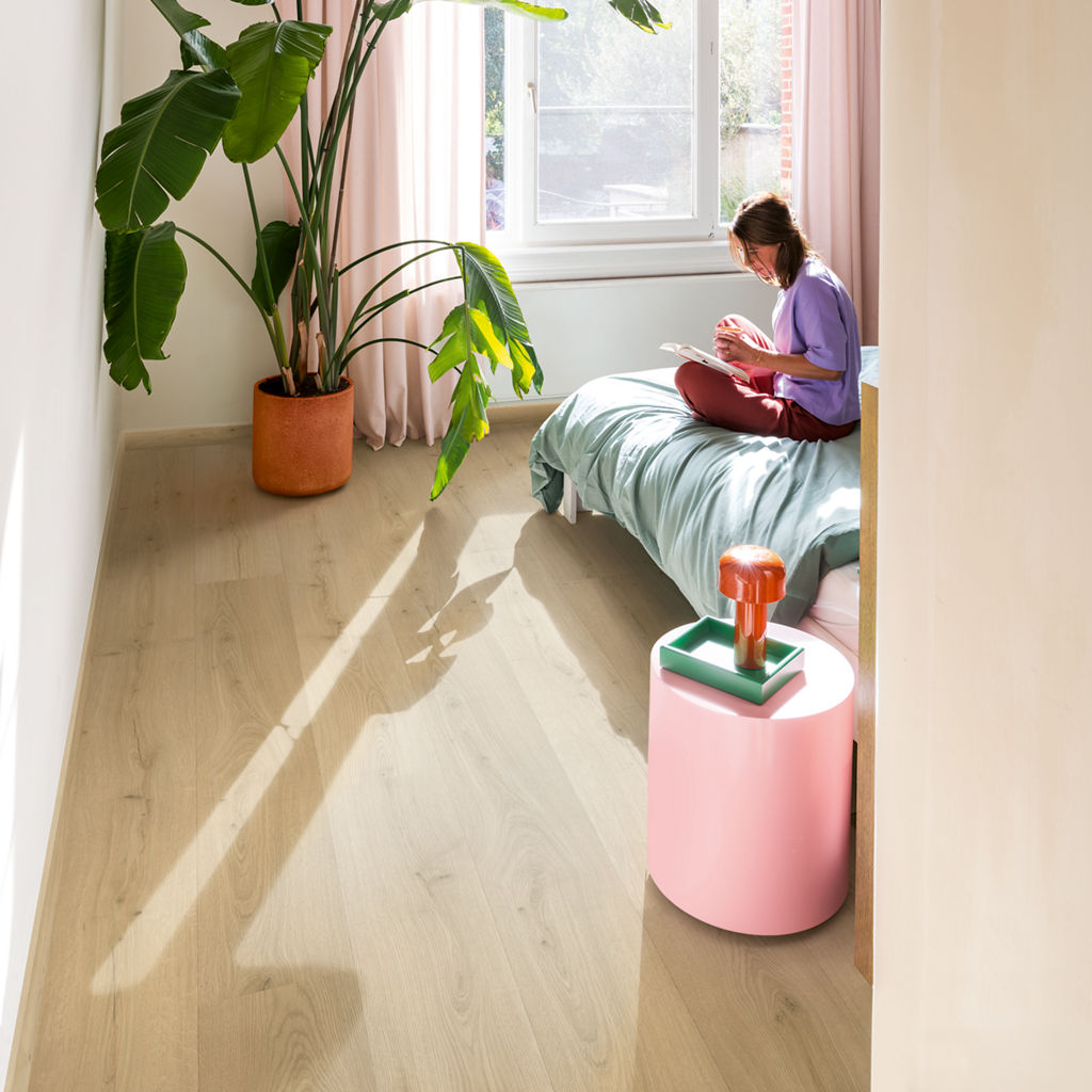 Geborstelde beige eik Bloom
