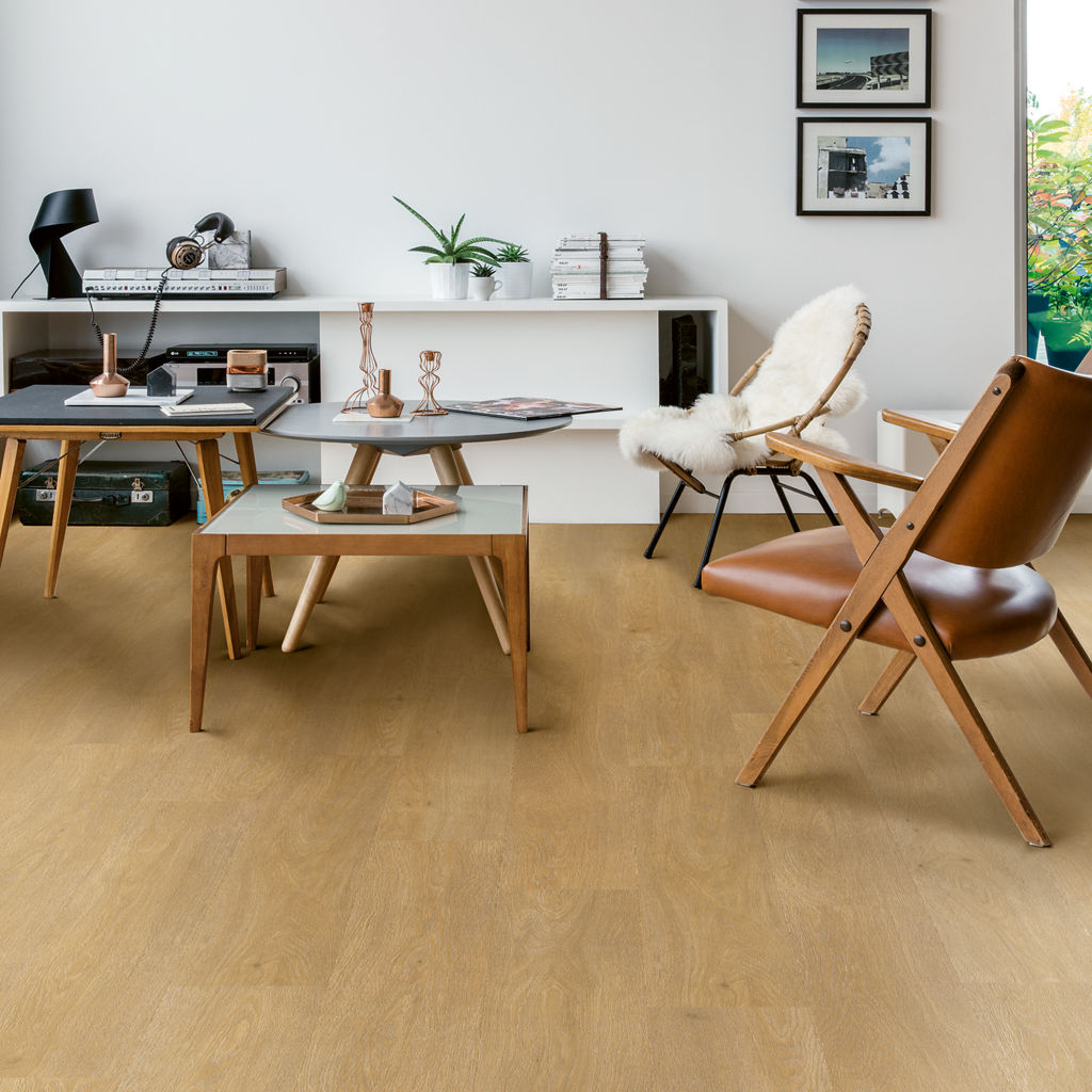 Satijn eik medium naturel Liv