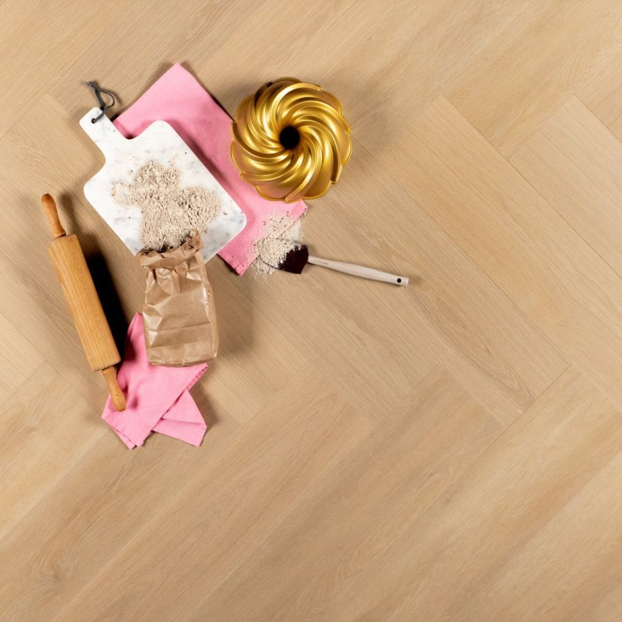 DD PVC plak Brede visgraat brioche