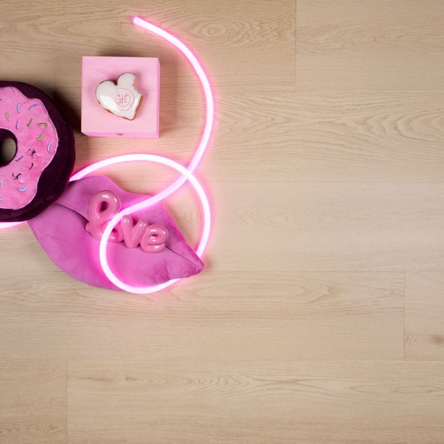 DD PVC plak Plank abrikoos