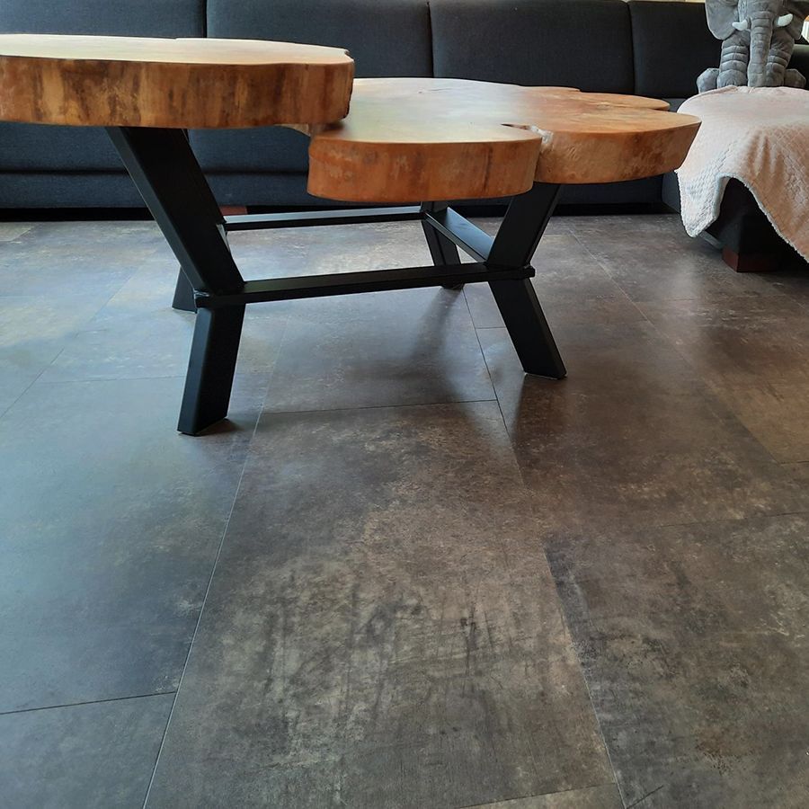DD PVC plak Flinke tegel brownie