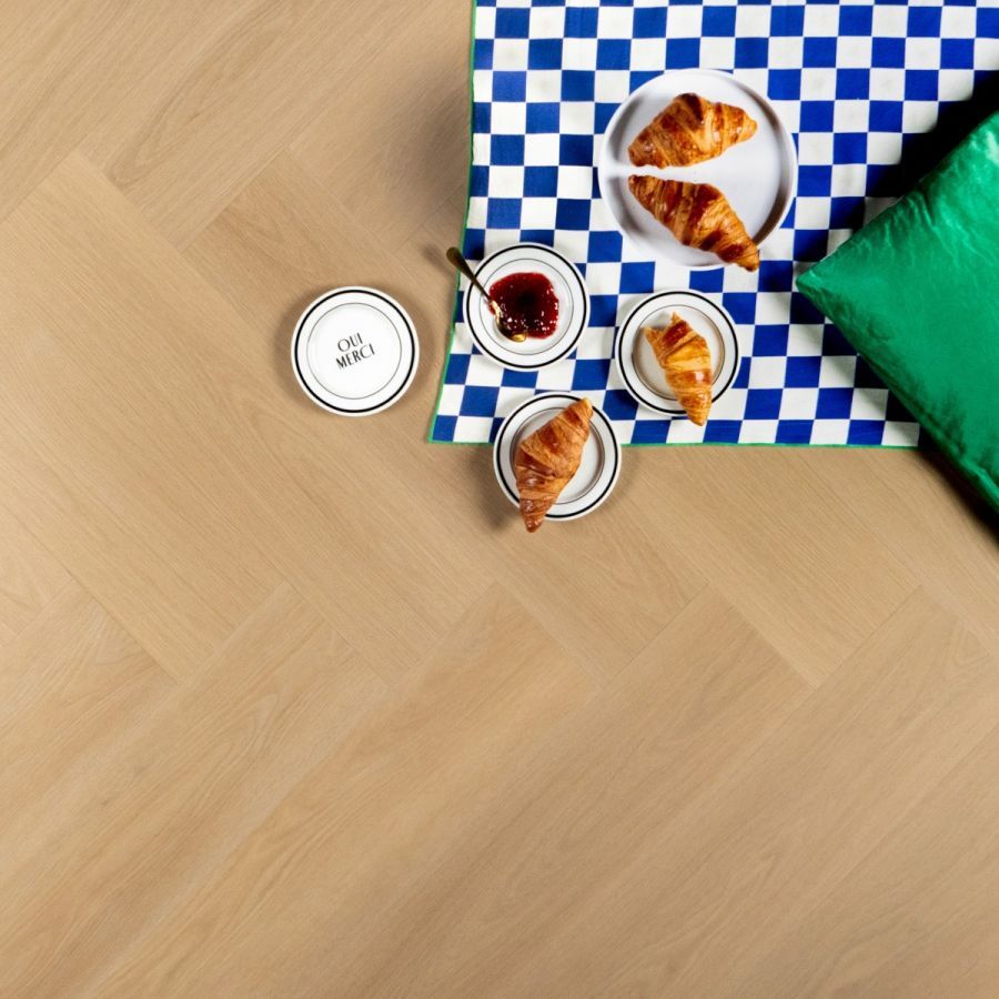 DD PVC klik Brede visgraat croissant